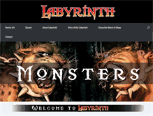 Tablet Screenshot of labyrinthadventures.com